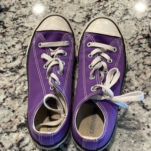Purple youth converse